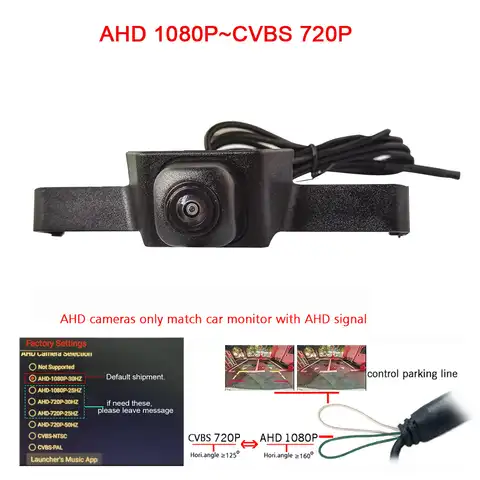 1920*1080P AHD180deg CCD Автомобильная камера переднего вида для Toyota RAV4 XA50 2020 2021 парковочная камера ночного видения Водонепроницаемая HD 720P