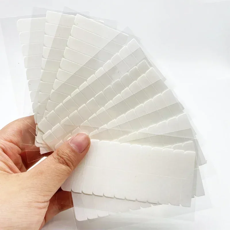 Лента Клейкая белая водостойкая для наращивания волос 120 шт./партия 10 листов 0 8 х4