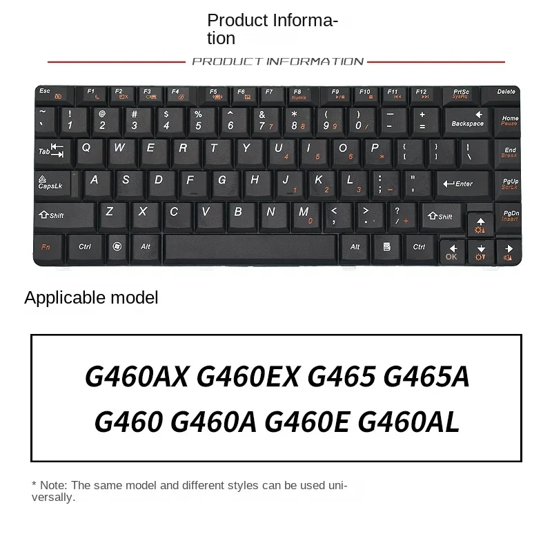Замените костюм для клавиатуры ноутбука Lenovo G460 G460A G460E G460AL G460EX G465 G460AX