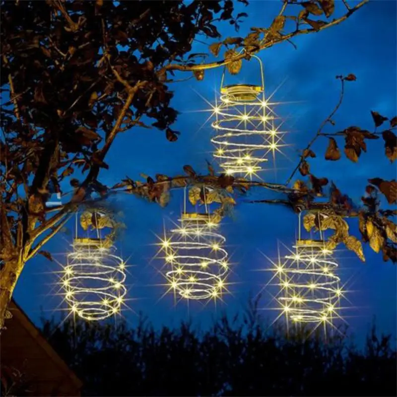 

Для двора, патио, газона, заднего двора, дорожки, питание от солнечной энергии, садовое освещение, 20 светодиодов, светодиодная декоративная лампа, мягкое освещение, железная Подвеска для искусства