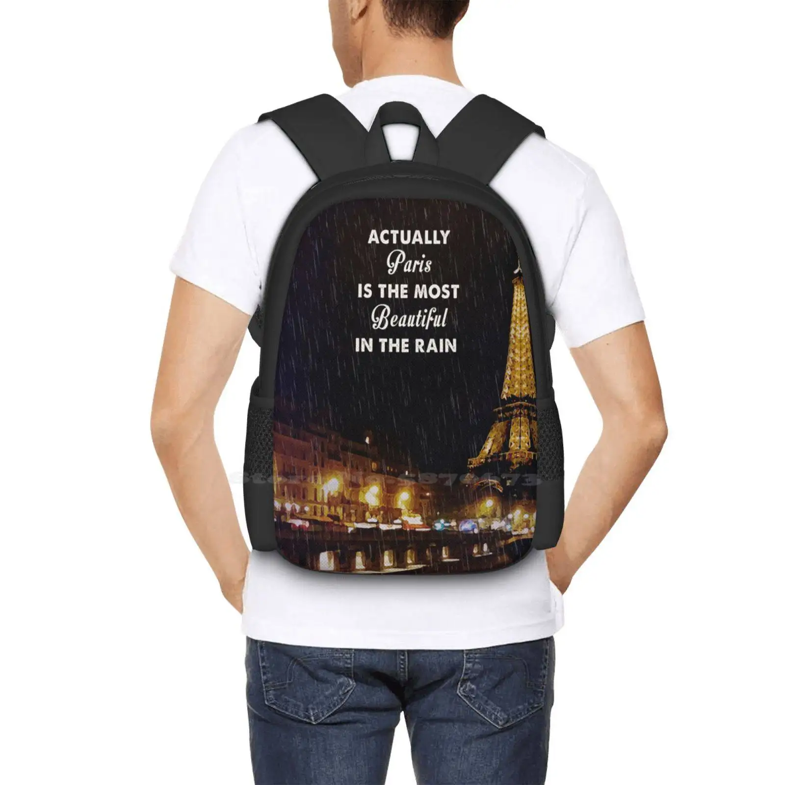 Полночь в Париже горячая распродажа школьный рюкзак модные сумки фильмы