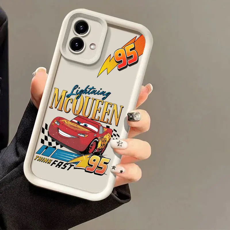 Фото Чехол Lightning Mcqueen 95 Think Fast для Motorola Moto G06 G56 G86 G96 G100 5G Edge 60 70 Fusion 50 Pro 40 Neo G85 G84 G75 №5