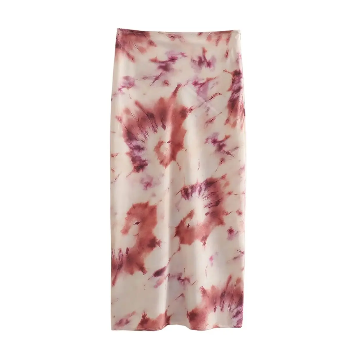 

Tie-dye Midi Skirt Women Fashion Chic Lady Skirt Female Clothing 2023 Summer New
