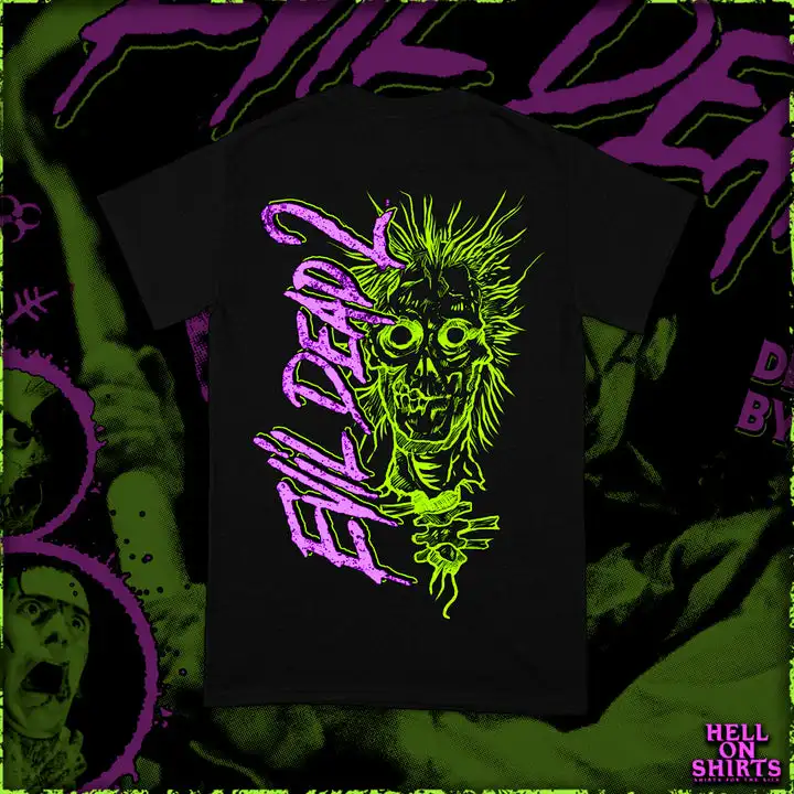 Футболка с коротким рукавом и принтом злых мертвецов