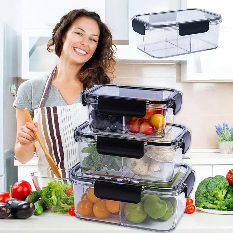 Портативные контейнеры для хранения фруктов 800 мл и овощей коробка закусок