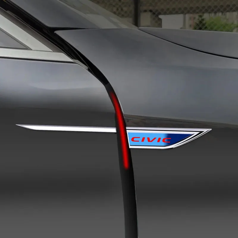 Для Honda Mugen Power TYPE R Civic 10-го, 9-го, 8-го, 7-го поколений (2006-2010) Защитная наклейка на кузов автомобиля, боковой спойлер, эмблема. (art.: 3920dce906def) - 3920dce906def