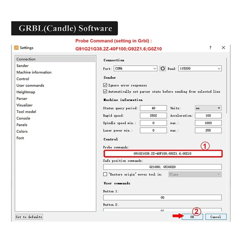 Фрезерный станок LBER Grbl Mach3 с ЧПУ по оси Z фрезерный сенсорной пластиной инструмент