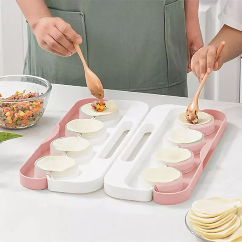 

Household Kitchen Dumpling Molds Dough Press Dumpling Mould Pie Ravioli Cooking Pastry Chinese Food Jiaozi Maker Supplies
