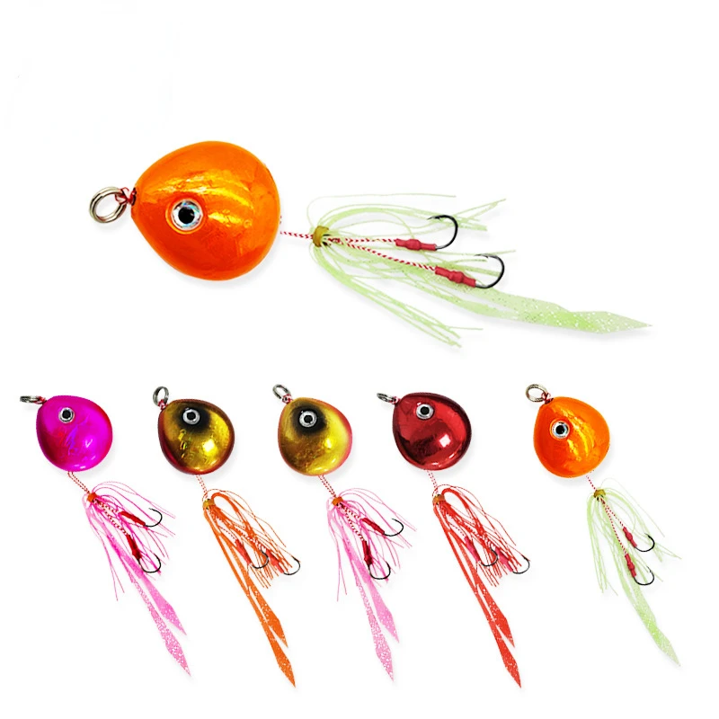 

WHYY свинцовая наживка для морской рыбалки, искусственная приманка в виде Луны, бороды, парня, приманка для окуня, катера