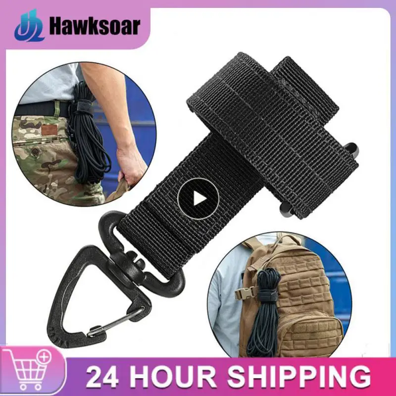 

Outdoor Keychain Survival Multi-tool Tactical Gear Military Molle Hook Edc Molle Webbing Gloves Rope Clip Keeper Pouch Belt