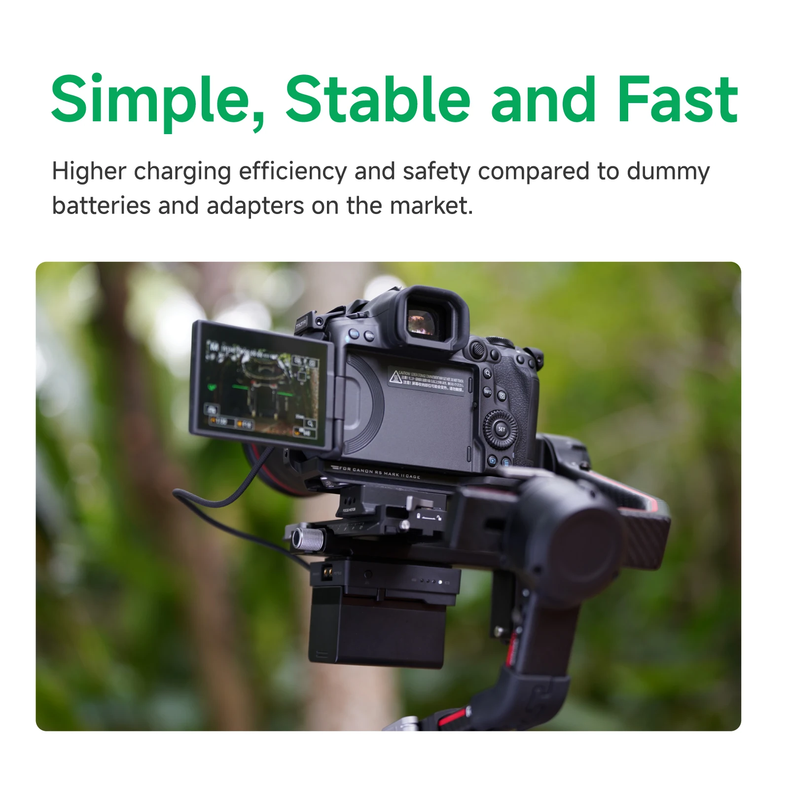 Accsoon Toprig BP-A30 BP-A60 BP-A90 Акумулятор Адаптер для быстрой зарядки Монтажная пластина 30