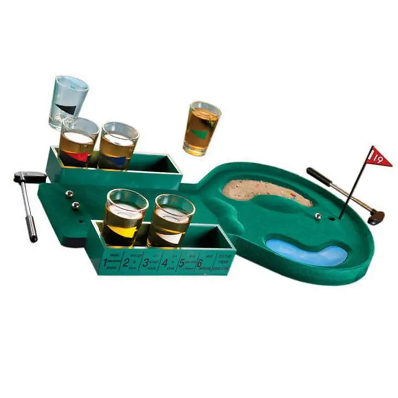 

Mini Golf Game Set Safe Interesting Party Props Table Toy For Bar Family Party Drinking Game Leisure Entertainment Games