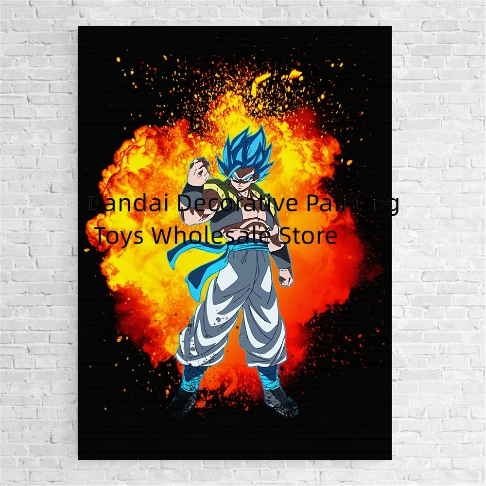 Классическая картина Bandai из аниме Super Saiyan холст с принтом Драконий жемчуг картины