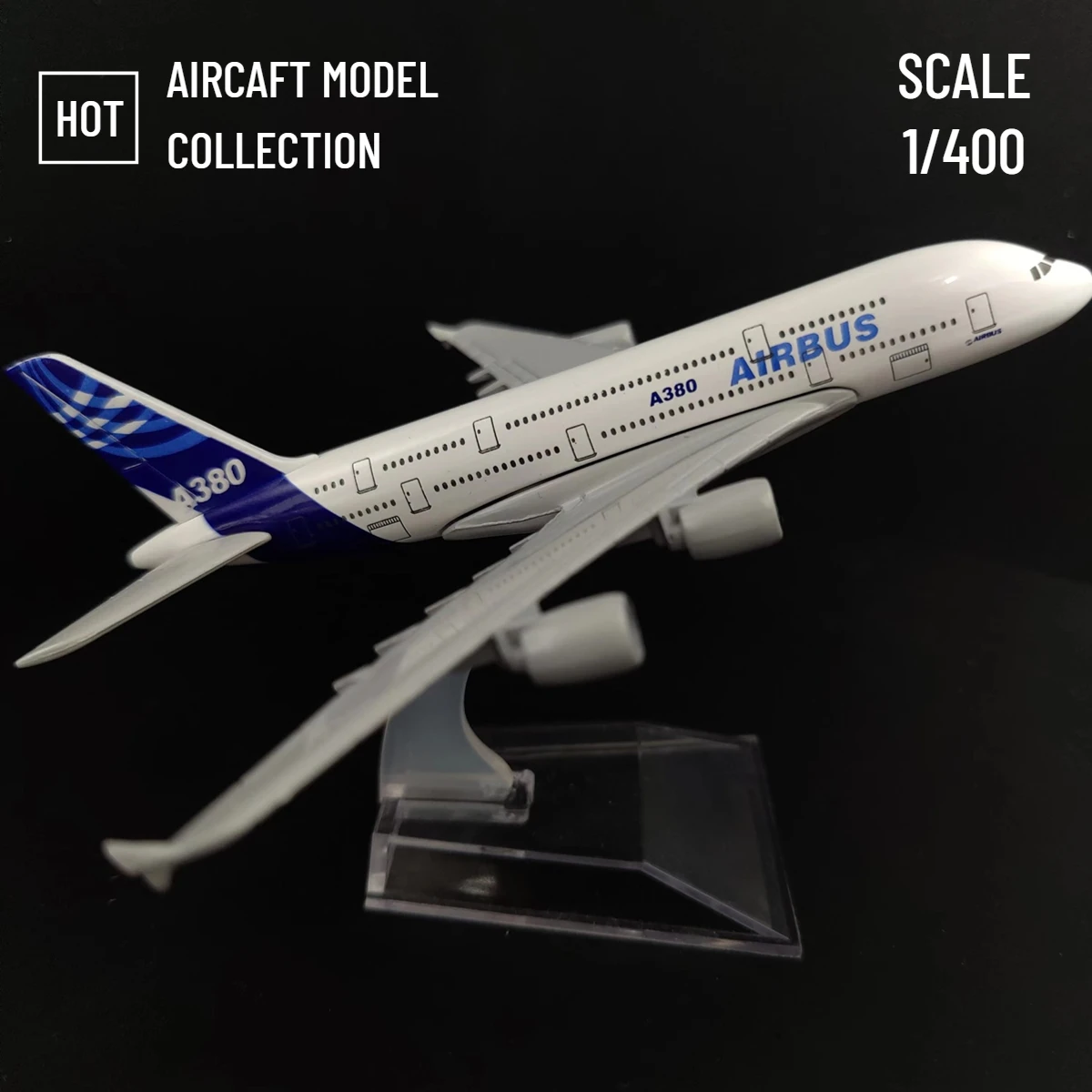 

Scale 1:400 Metal Aircraft Replica, Boeing Airbus Neo 320 380 787 Airplane Model Miniature, Aviation Collection Gift Toy for Boy