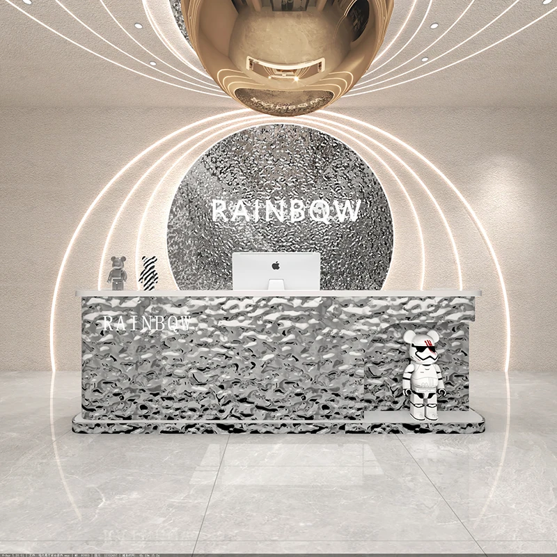 Стойка регистрации для салона красоты столы хранения оформления заказа подиум