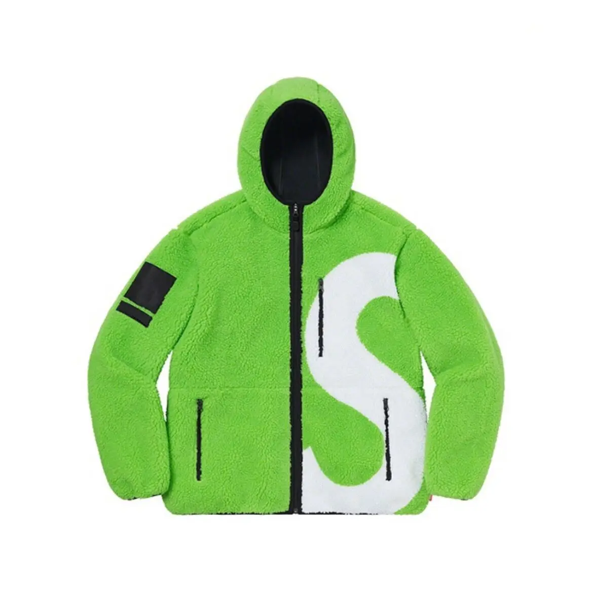 

Myluxuries FW20 Week 10 S Logo Hooded Fleece Men Winter Jacket