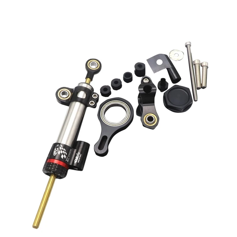 

Motorcycles Adjustable Steering Stabilizer Damper Bracket Kit for YAMAHA YZF R6 2006-2020/ R1 2009-2017