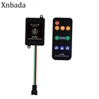 Светодиодная RGB лента DC5-12V SP106E, музыкальный контроллер с 9 клавишами, WS2811 WS2812B SK6812, волшебная Светодиодная лента, цифровой цветной музыкальный контроллер
