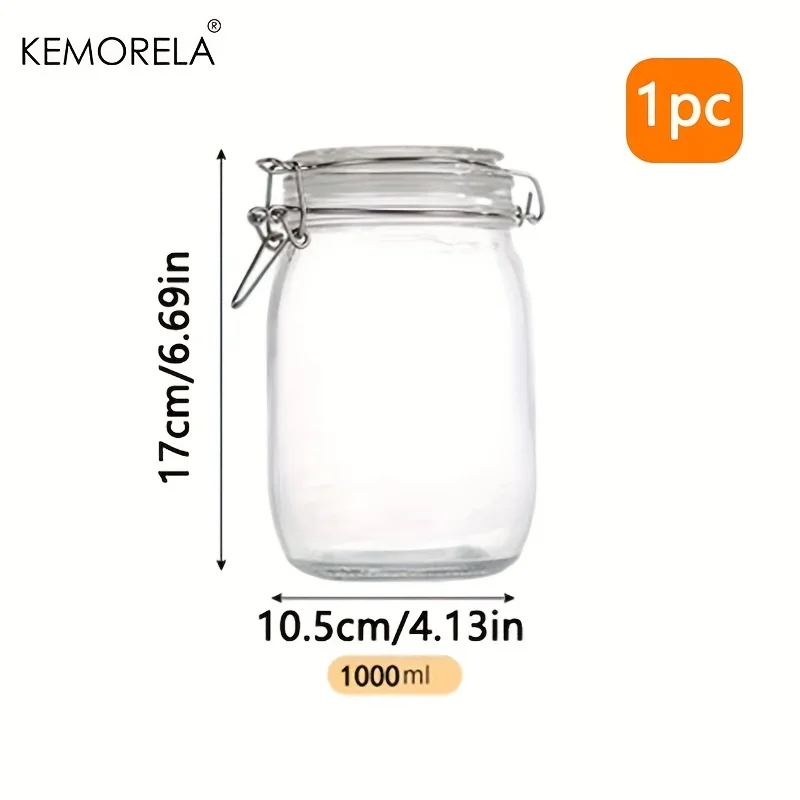 

Стеклянная банка KEMORELA для хранения кофе и фруктов