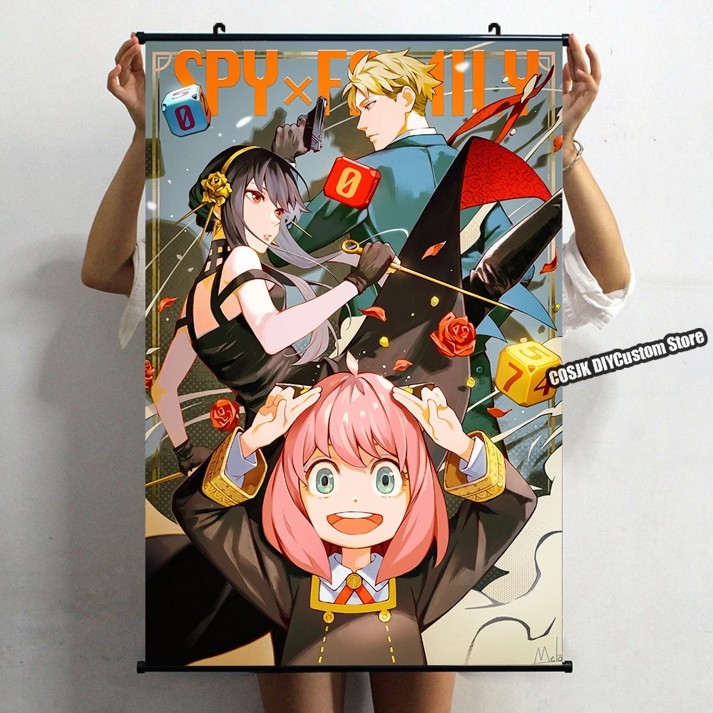 

Новый аниме-постер на стену шпионского судьи, Декор для дома, роспись, украшение для гостиной, коллекционное искусство, подарки для косплея