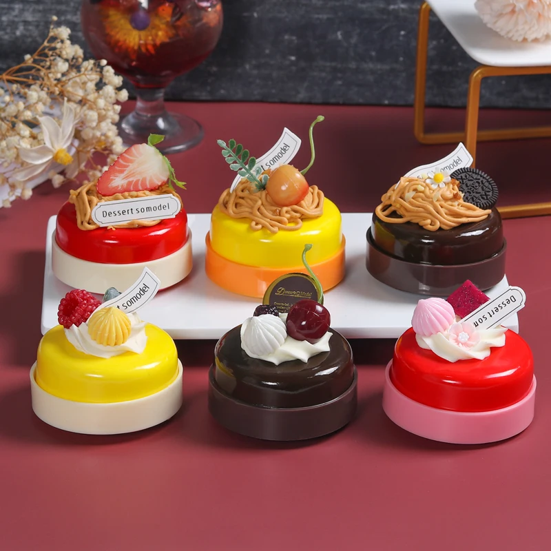 Искусственные фруктовые пирожные печенье искусственное украшение еды