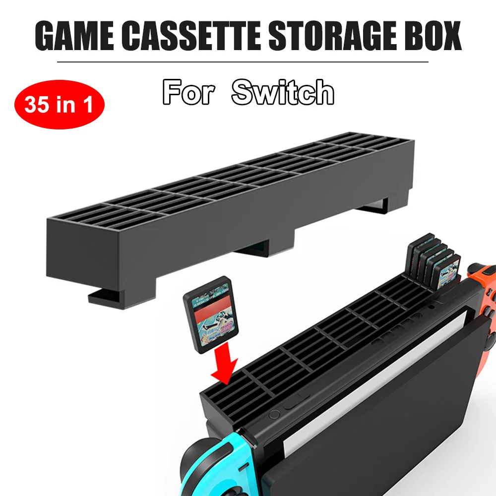 

Hot For Switch cartridge Accessories Portable Game Cards Case Shockproof Hard Shell Storage Box For Nintendo Switch Card holder