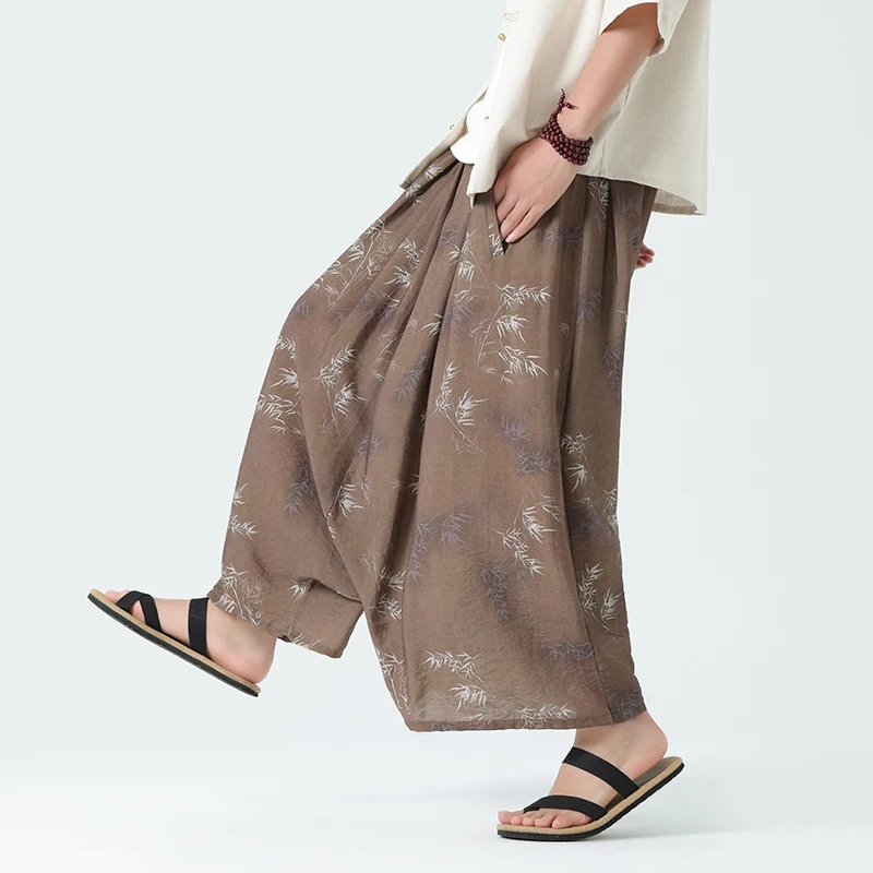 Брюки мужские с широкими штанинами Свободные повседневные Джоггеры в стиле