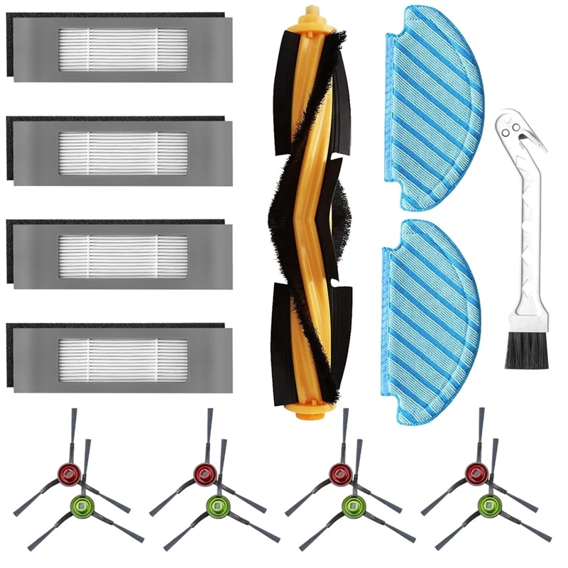 Аксессуары для Ecovacs Deebot N8/N8+/N8 Pro/N8 Pro+/T8/T8+/T8/T9/T9+/OZMO 950/920Основная щетка Фильтры