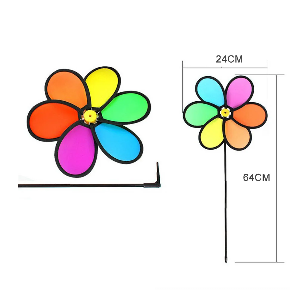 

Windmill Garden Decoration Flower Spinner Toys Accessory Household