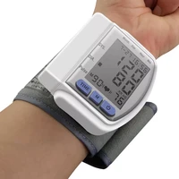 automatic wrist blood pressure monitor tonometer meter digital lcd screen heart rate pulse meter bp monitor health care tools