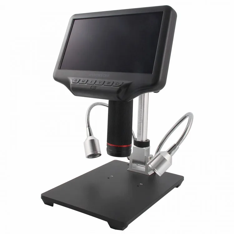 

AD407 Andonstar Digital Microscope 270X 4MP 3D Effect Adjustable Stand Monitor 7" Screen LEDs