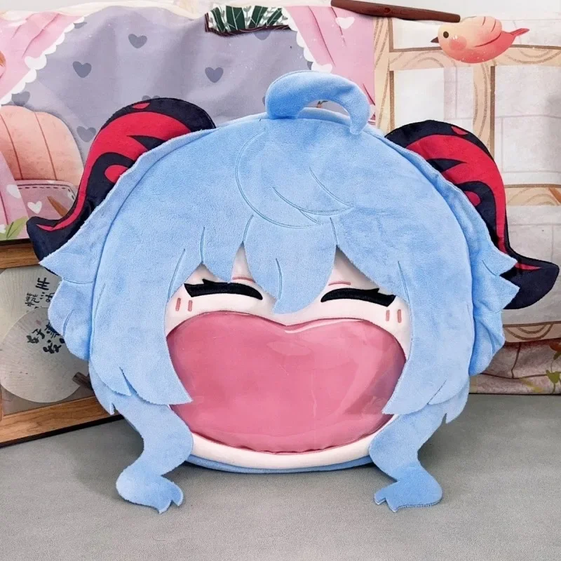 Genshin Impact Ganyu Itabag аниме периферийные устройства милый мультяшный рюкзак большой