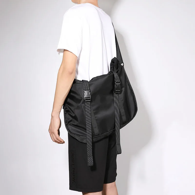 Спортивные мужские сумки через плечо боковые для отдыха спортивные из ткани