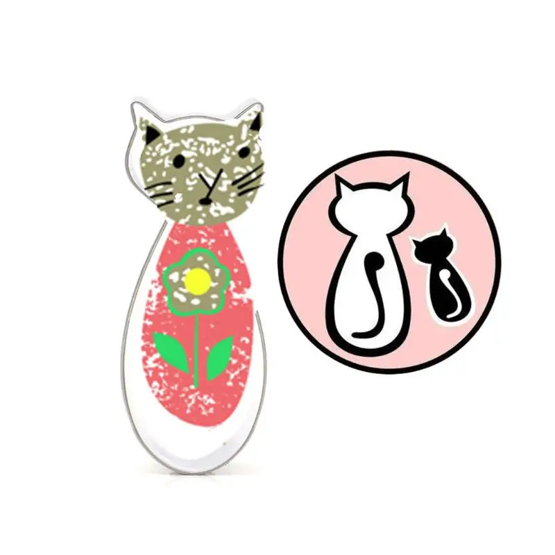 

Cute for CAT Shape Cookie Mold Handmade DIY Biscuit Utensils Cartoon Cake Pastry
