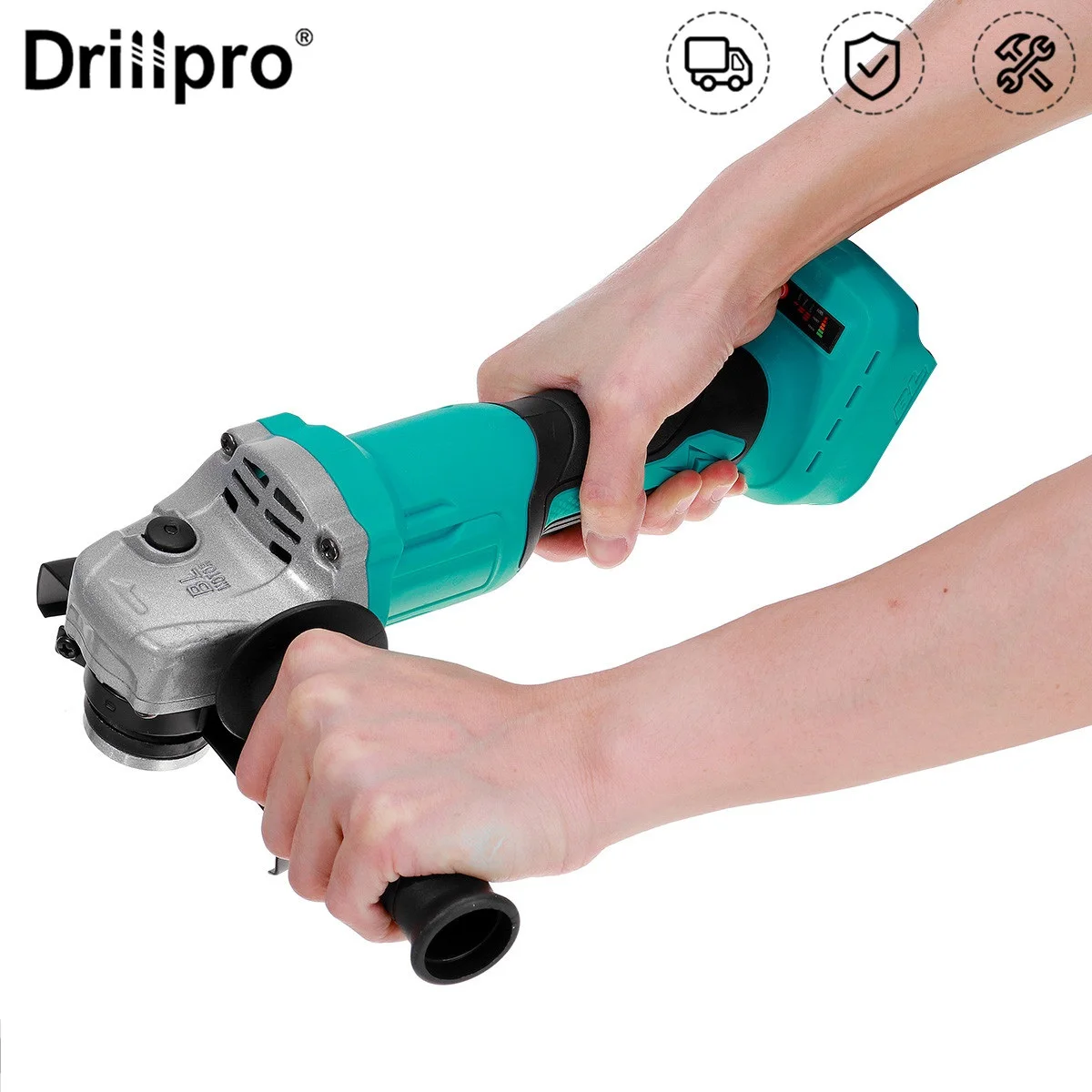 

Бесщеточная беспроводная ударная угловая шлифовальная машина 125 мм с переменной скоростью, электроинструменты «сделай сам», режущий аппар...