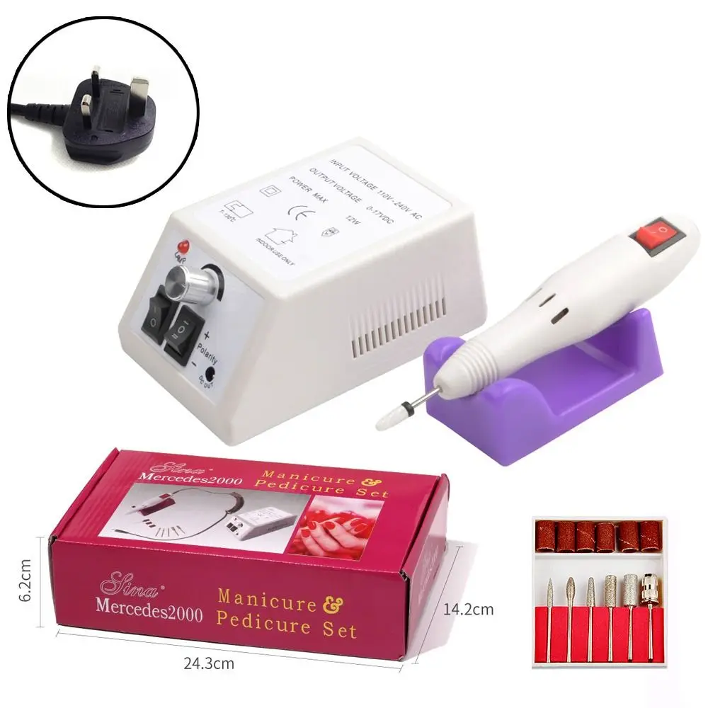 

Отшелушивающий портативный электронный Электрический Фрезер для ногтей, инструменты для маникюра и педикюра, Профессиональный аппарат для дизайна ногтей