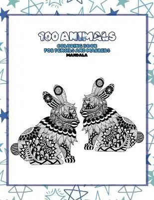 

Книжка-раскраска Мандала для карандашей и маркеров-100 животных