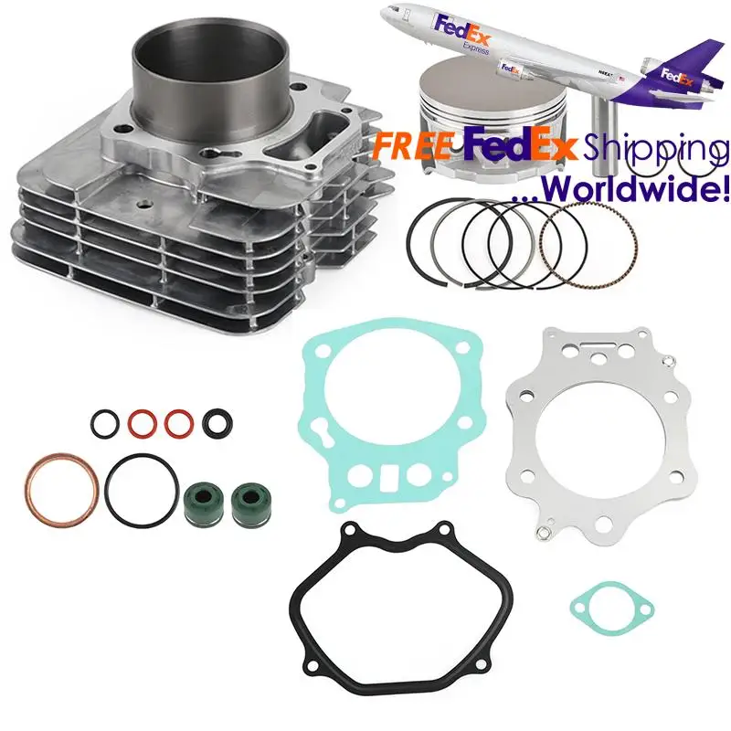 

TOPTENG верхний конец ремонт комплект прокладки поршня цилиндра Подходит для Honda TRX450 S/ES/FE/FM Foreman 450 1998-2004