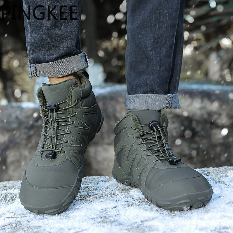 Мужские босоножки VENOCON PINGKEE теплые зимние походные ботинки с широкими коробками