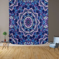aesthetic mandala tapestry bohemian tapestrie for bedroom living room decor backdrop dorm blue purple mystic wall hanging