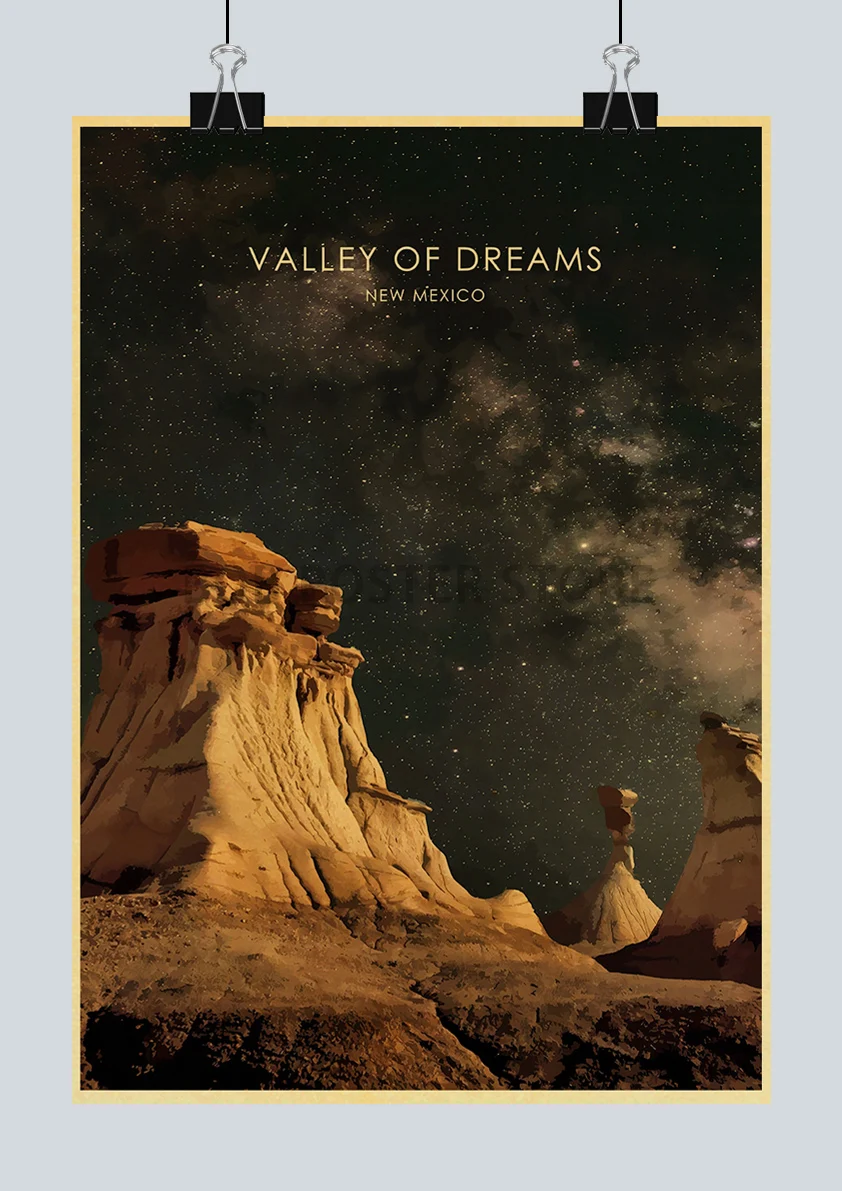 Винтажный постер для путешествий Lanxihaibao