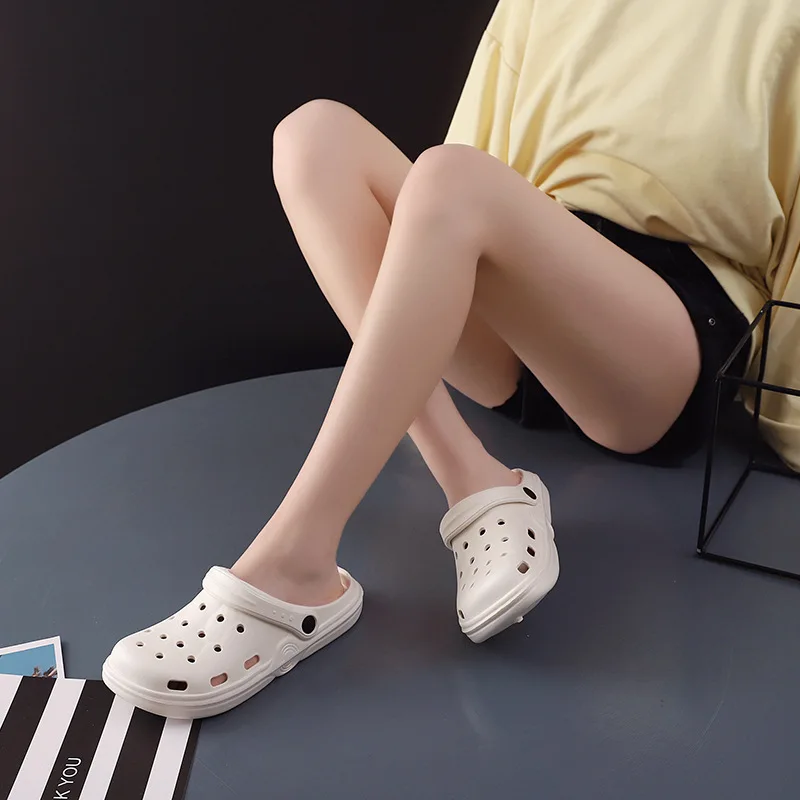 

Шлепанцы женские водонепроницаемые, сланцы, мягкая подошва, садовая обувь, Классические сандалии для ухода за ребенком, летние тапочки, 2023