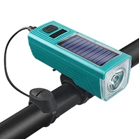 solar powered bike light mtb road headlight usb for night light bike cycling accessories mtb luces para bicicleta