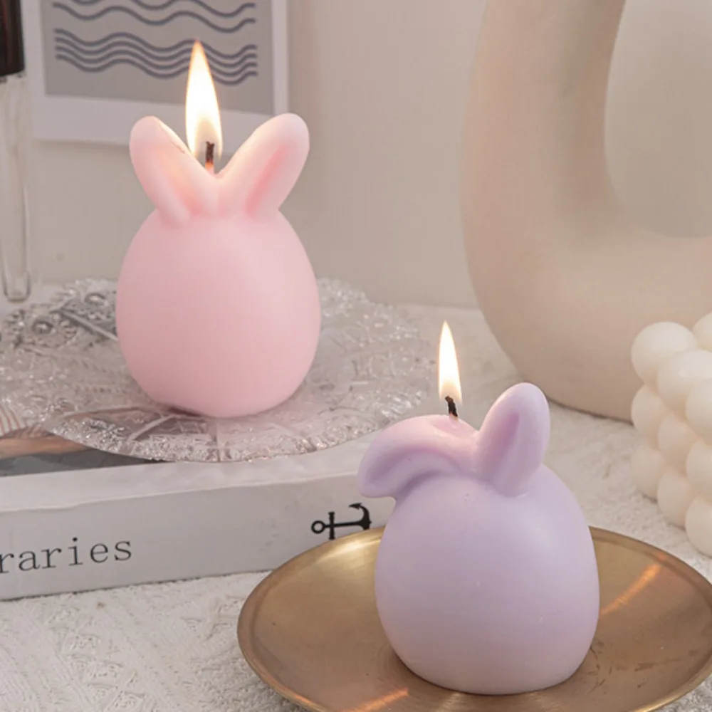 Складная силиконовая форма в виде ушей кролика мыла смолы с кристаллами милые