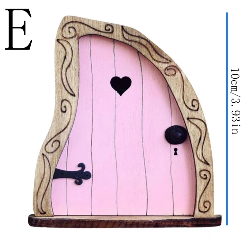 Миниатюрная деревянная дверь для сада Elf Fairy Door