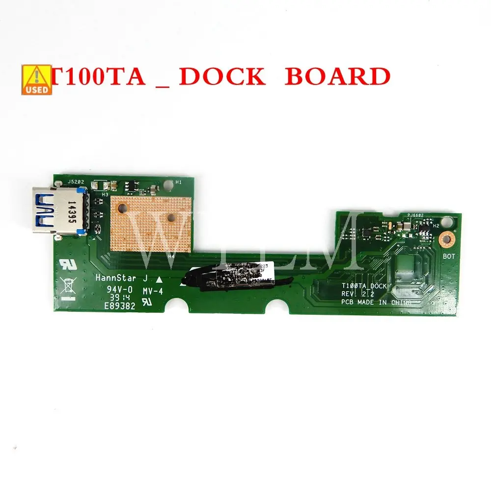 

Б/у T100TA плата DOCK_BOARD REV2.2 для Asus T100T T100TA плата IO USB