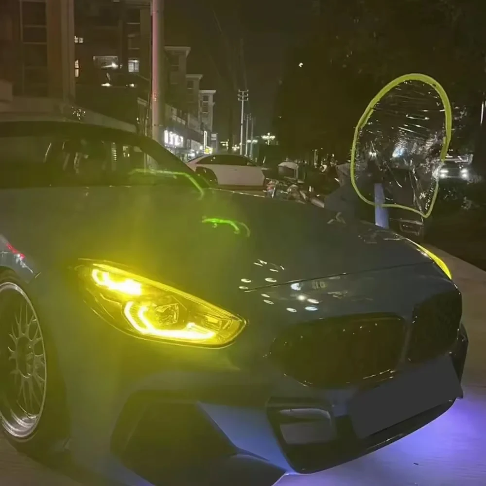 Желтые глаза ангела DRL Версия США ЕС указатели поворота для 2019-2023 BMW Z4 G29