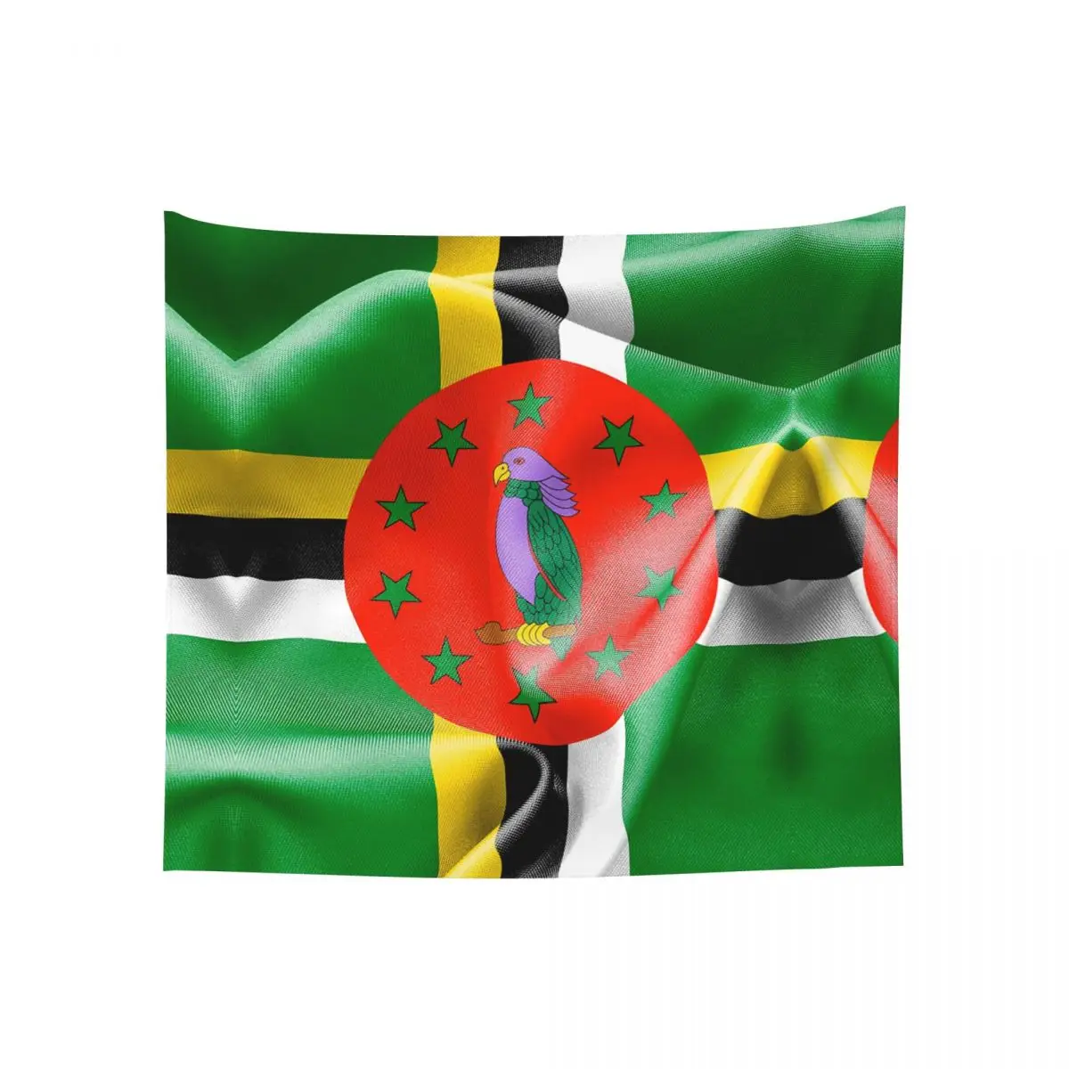 

Tapestry Dominica Flag Novelty R333 Tapestries Print Humor Graphic murals