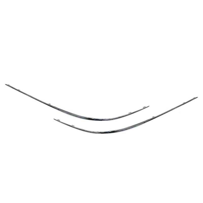 Автомобильный хромированный передний левый правый бампер нижняя накладка