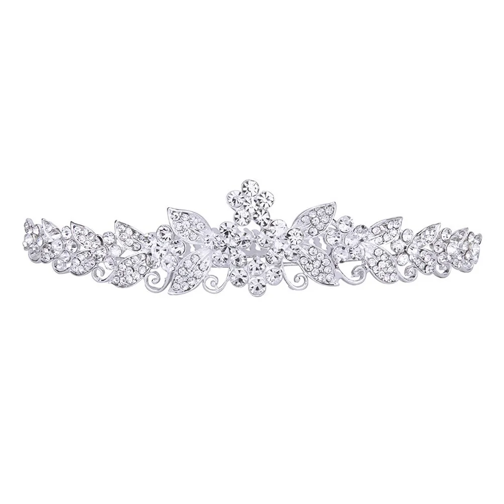 

Accesorios Bridal Crown Headband Tiara Rhinestones Wedding Locs Hair Accessories